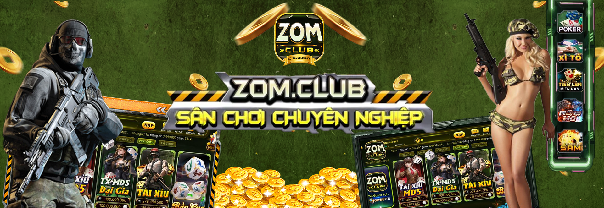 Zomclub - Sân Chơi Chuyên Nghiệp