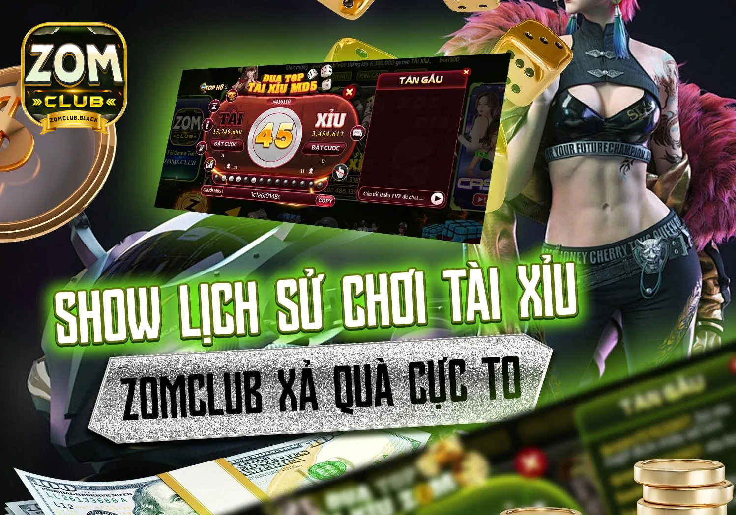 4 mẹo chơi Tài Xỉu Zomclub nhanh thắng cho newbie