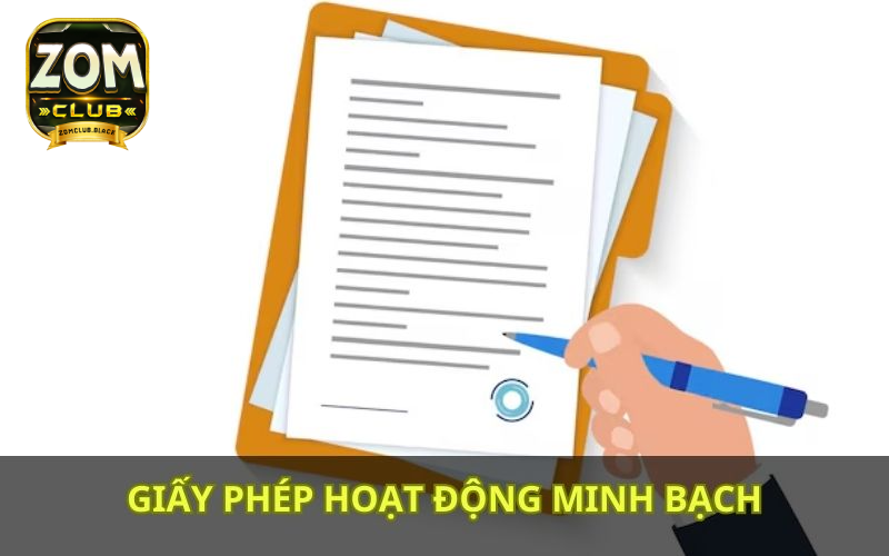 Nền tảng có giấy phép minh bạch từ cơ quan uy tín